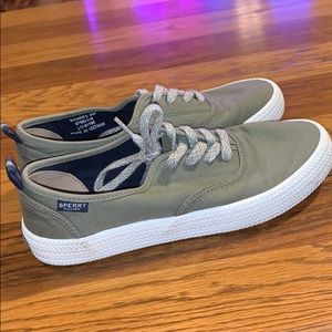 Olive Green Sperrys Women’s Size 8
